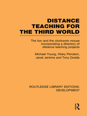 cover image of Distance Teaching for the Third World